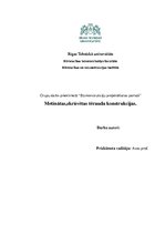 Prakses atskaite 'Metinātas un skrūvētas tērauda konstrukcijas', 1.