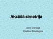 Prezentācija 'Aksiālā simetrija', 1.