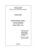 Referāts 'Krievijas lielvalsts tiesības kā Latvijas Republikas muitas tiesību avots', 1.