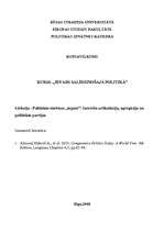 Konspekts 'Politiskās sistēmas "inputs": interešu artikulācija, agregācija un politiskās pa', 1.