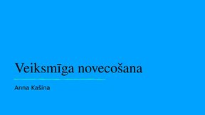 Prezentācija 'Veiksmīgas novecošanas modeli', 1.