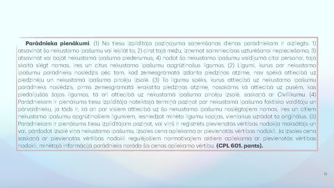 Prezentācija 'Piedziņas vēršana uz darba samaksu, tai pielīdzinātajiem maksājumiem un citām na', 15.