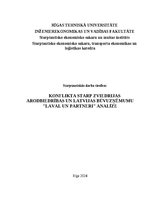 Referāts 'Konflikta starp Zviedrijas arodbiedrības un Latvijas būvuzņēmumu "Laval un partn', 1.