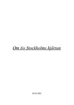 Referāts 'Om tio Stockholms hjärtan', 1.