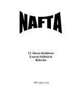 Referāts 'Nafta', 1.