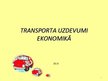 Referāts 'Transporta uzdevumi ekonomikā', 33.