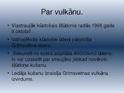 Referāts 'Pētījums par vulkānu Grimsvetns', 9.