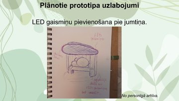 Prezentācija 'Projekta darba prezentācija - soliņš ar jumtiņu', 18.