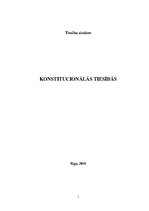 Referāts 'Konstitucionālās tiesības', 1.