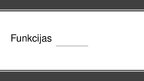 Prezentācija 'Funkcijas', 1.