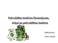 Prezentācija 'Pašvaldību budžeta finansējums. Jelgavas pašvaldības budžets', 1.