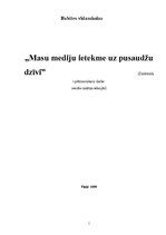 Referāts 'Masu mediju ietekme uz pusaudžu dzīvi', 1.