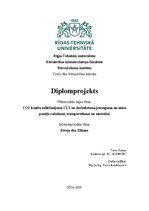 Diplomdarbs 'CO2 izmešu salīdzinājums CLT un dzelzsbetona pārseguma un sienu paneļu ražošanai', 1.