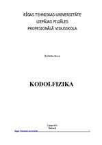 Referāts 'Kodolfizika', 1.