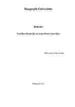 Referāts 'Latvijas okupācija un ārpustiesas represijas', 1.