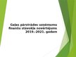 Prezentācija 'Gaļas pārstrādes uzņēmumu finanšu stāvokļa novērtējums 2019.-2021. gadam', 1.