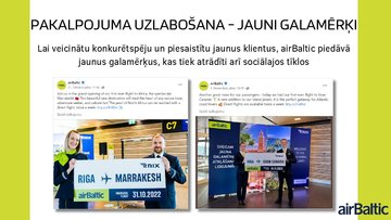 Prezentācija 'Uz klientu orientētas organizācijas ‘’airBaltic’’ raksturojums', 11.