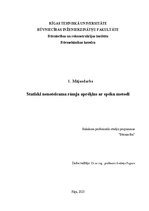 Konspekts 'Statiski nenoteicama rāmja aprēķins ar spēku metodi', 1.