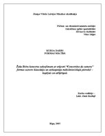 Referāts 'Žaka Ibēra koncerta saksofonam ar orķestri "Concertino da camera" formas uztvere', 1.