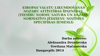 Prezentācija 'Eiropas valstu likumdošanas nozaru attīstības īpatnības', 1.