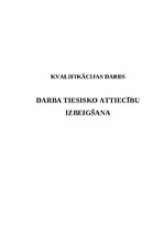 Diplomdarbs 'Darba tiesisko attiecību izbeigšana', 1.