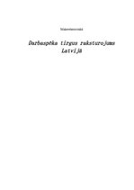 Referāts 'Darbaspēka tirgus raksturojums Latvijā', 1.