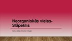 Prezentācija 'Neorganiskās vielas - slāpeklis', 1.