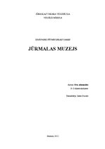 Referāts 'Jūrmalas muzejs', 1.