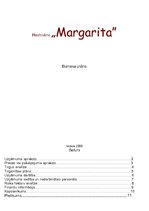 Biznesa plāns 'Restorāns "Margarita"', 1.